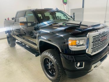 gmc full paint correction and ceramic coating in Victoria, BC