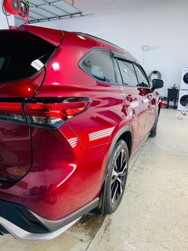 toyota highlander finished getting the exterior detailed in Victoria, BC