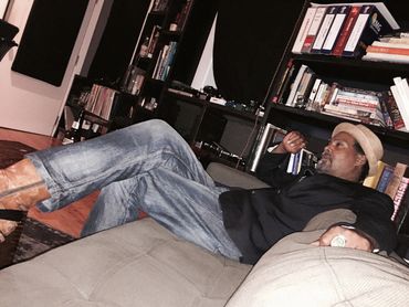 The one and only Sharrif Simmons in the Brooklyn, NYC lab working on The Joint