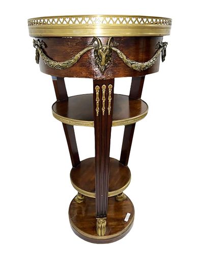 Louis XVI Side Table With Marble Top