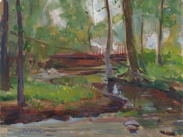 "Grand River Tributary", Grand Rapids MI. Contact Lori if interested: LoriEslick@comcast.net
