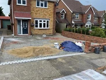 Block paving before and after
