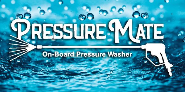 Onboard pressure washer. Makes keeping your boat clean easier then ever before
