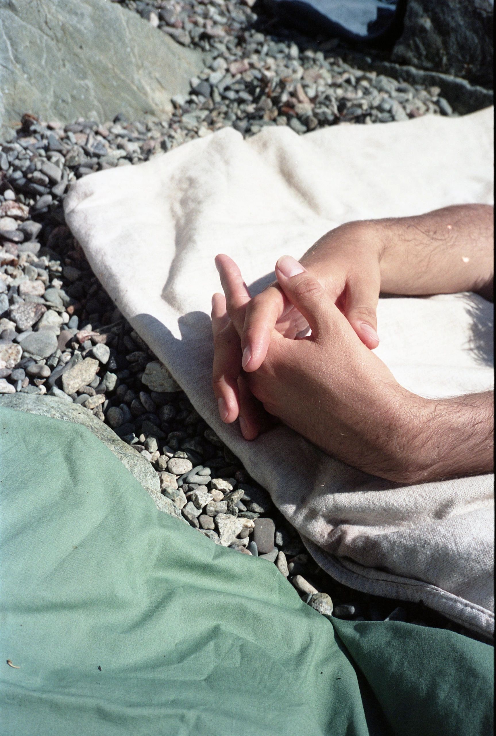 FINGERS CROSSED SUNBATHER, 2019, 20 X 30″, PHOTOGRAPH ON ARCHIVAL INKJET