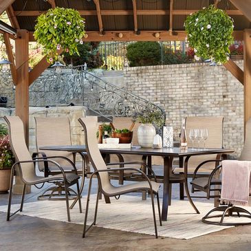 A Classic approach to outdoor furnishings, this collection strikes the right balance between form an