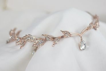 Commercial jewelry product photography of rose gold tiara RedHed Photography, Tallahassee FL