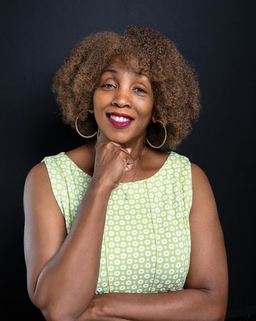 Modern headshot portrait with clean background