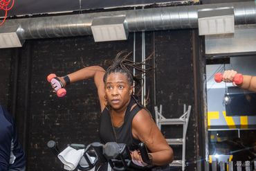 Luxury personal branding session with editorial lighting