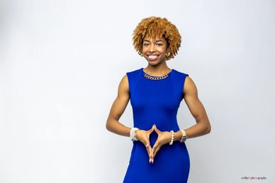 Professional branding portrait on clean white backdrop — RedHed Photography studio, Tallahassee FL
