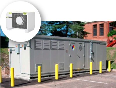 AWG Water Max Harvest atmospheric water generation of 189,300-liters per day