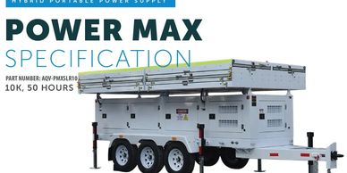 Power Max portable hybrid solar power solutions for remote area AWG harvesting