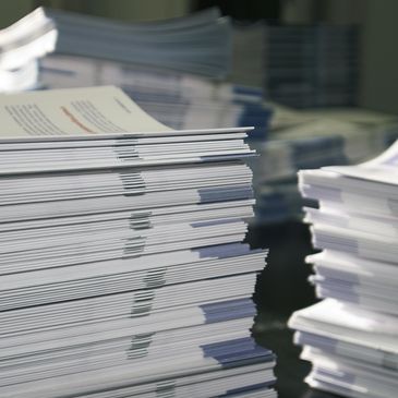 Stock image of documents