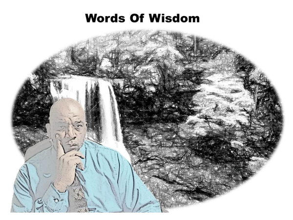 A man sitting on a chair thinking