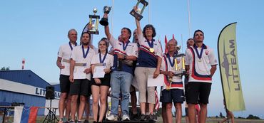 US F3J World Championship Team winning team gold in Levice, Slovakia, 2022.