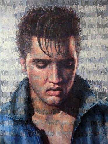 Elvis 
Oil on Canvas 
88in x 66in