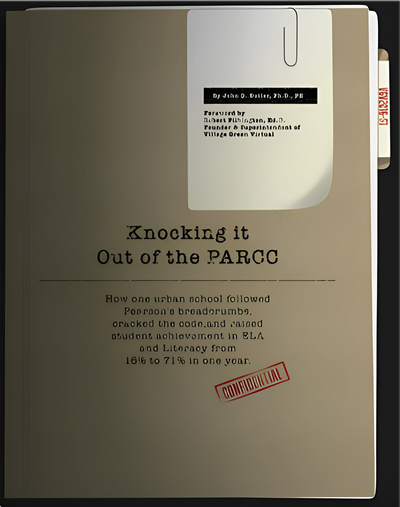 Book cover titled "Knocking it Out of the PARCC" by John D. Butler, Ph.D., PE.