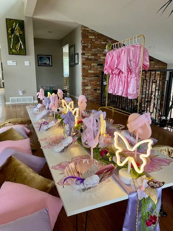 Colorado Springs spa party rentals, kids birthday party ideas, teepee sleepover, themed sleepover