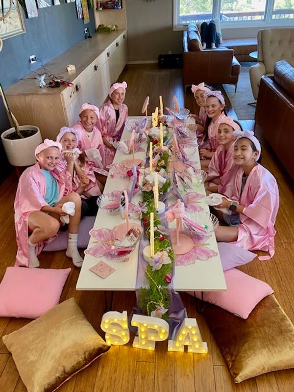 Spa party rentals Colorado springs, kids birthday party ideas, sleepover party rentals, teepee party