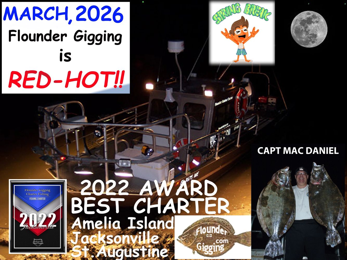 Our boat, the Flounder Barge, by the water's edge, on a beautiful evening!