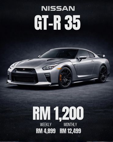 Nissan GTR 35 For Rent / Sewa