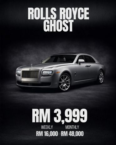Rolls Royce Ghost For Rent / Sewa