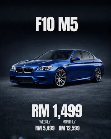BMW M5 For Rent / Sewa
