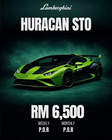 Lamborghini Huracan STO For Rent / Sewa