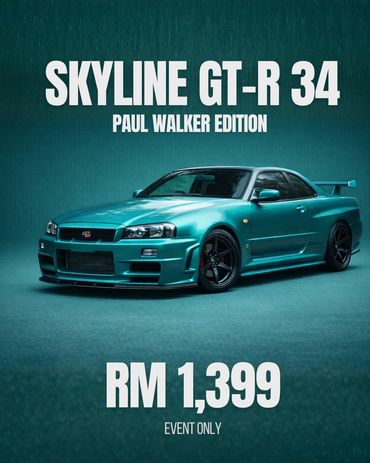 Skyline GTR 34 For Rent / Sewa