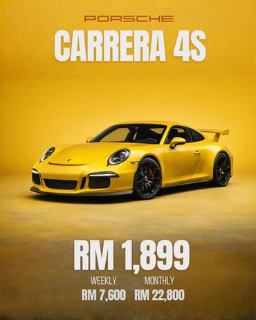 Porsche Carrera 4s For Rent / Sewa