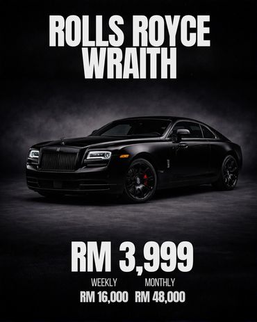 Rolls Royce Wraith For Rent / Sewa