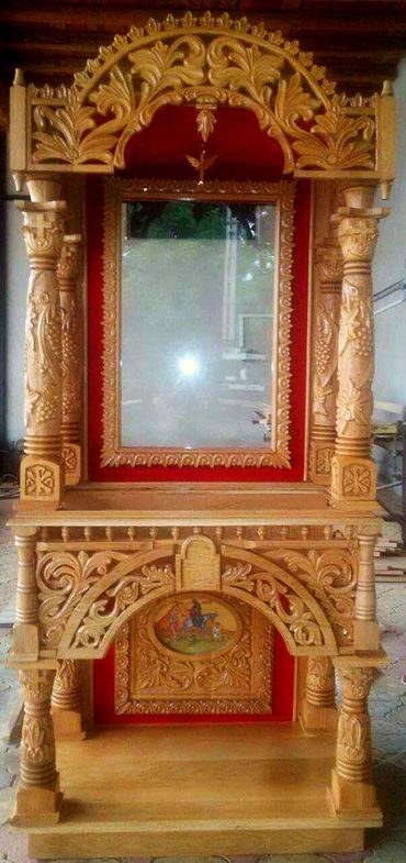 Baldachin sfintele moaste, Baldachin bisericesc, Baldachin mic, Baldachin sculptat, Baldachin cu pod