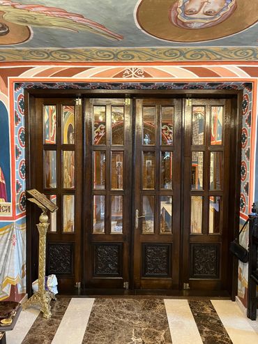 Uși Biserica, Uși biserică sculptată, Uși Interior-exterior, Uși Intrare Biserică, Usă Sf. Altar.