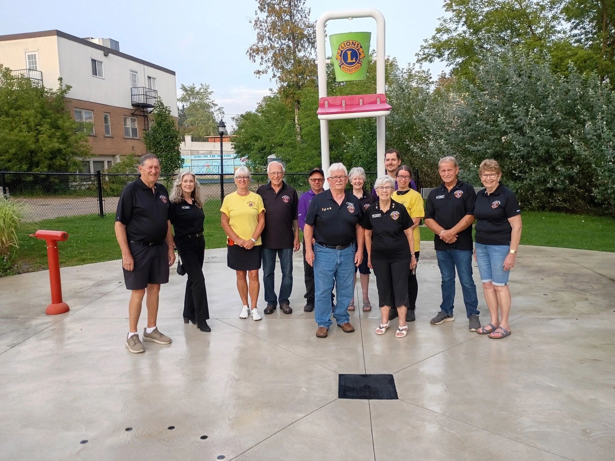 West Grey Durham Lions Splash-bucket at the Durham Splash pad