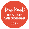 the Knot best of weddings 2024 badge
