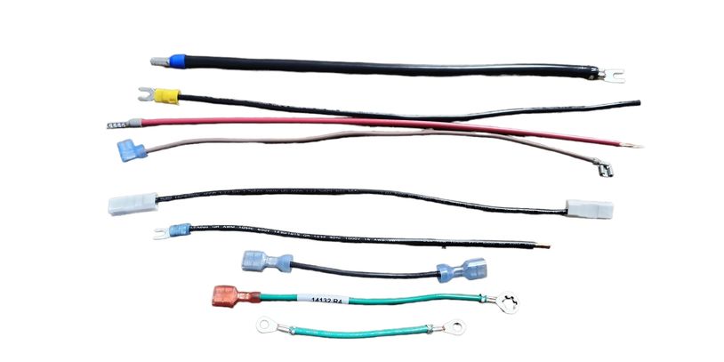wire leads terminals fully insulated spades rings