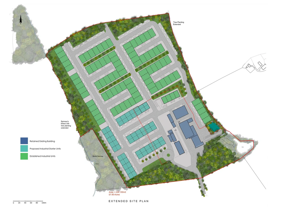 Design to extension of Industrial Units into a Bussiness Park