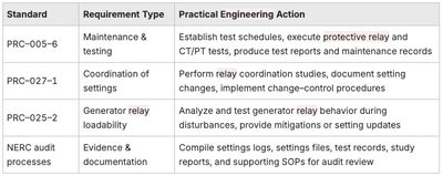 Concise mapping of major PRC standards to their objectives and the types of engineering activities