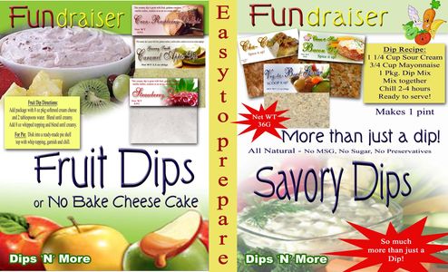 dip mix fundraisers!  Sweet Spicy Savory and Seafood dip mixes or seasoning blends Sobieski, WI