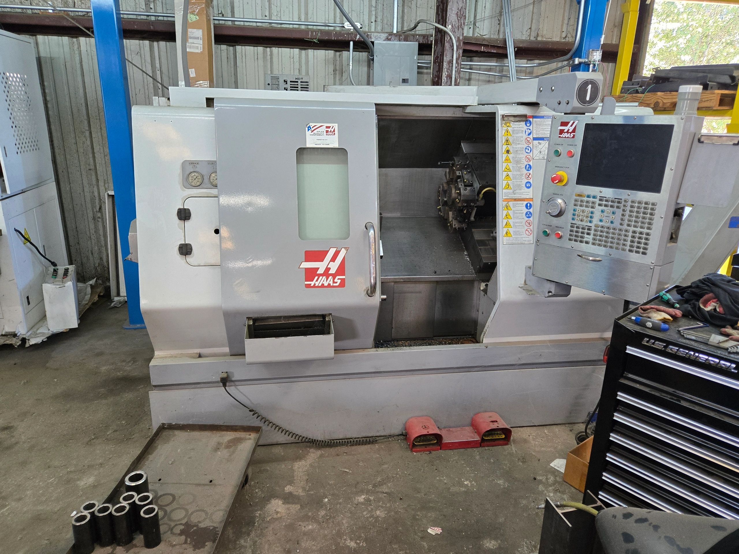 HAAS turning center lathe