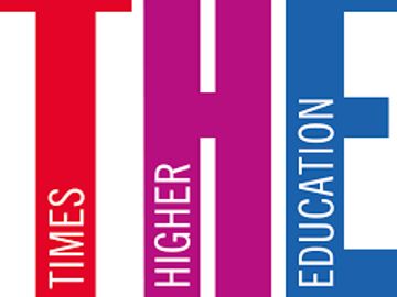 Times Higher Education Supplement Logo. Brightly colored initials on white background.