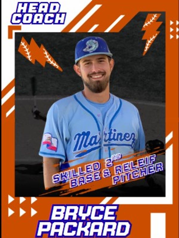 Baseball coach Bryce Packard in Mariners uniform, smiling confidently.