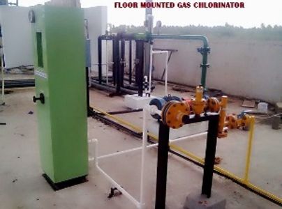 Floor Mounted Gas Chlorinator 
Capacity up to 300Kg/hr
