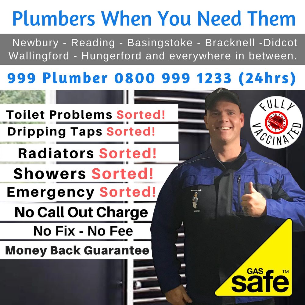 Fully vaccinated plumbers in Newbury