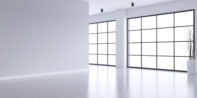 Apartamento con ventanas al exterior, ventanas principales, luz en habitación