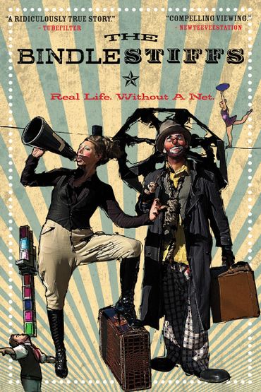 The Bindlestiffs DVD packaging design.