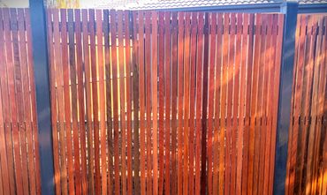 Red ironbark fence