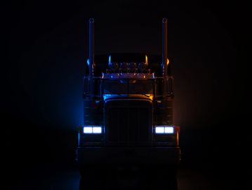 semi truck lights