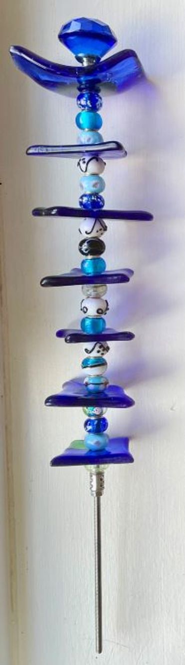 Beautiful blue design to accent your flowers