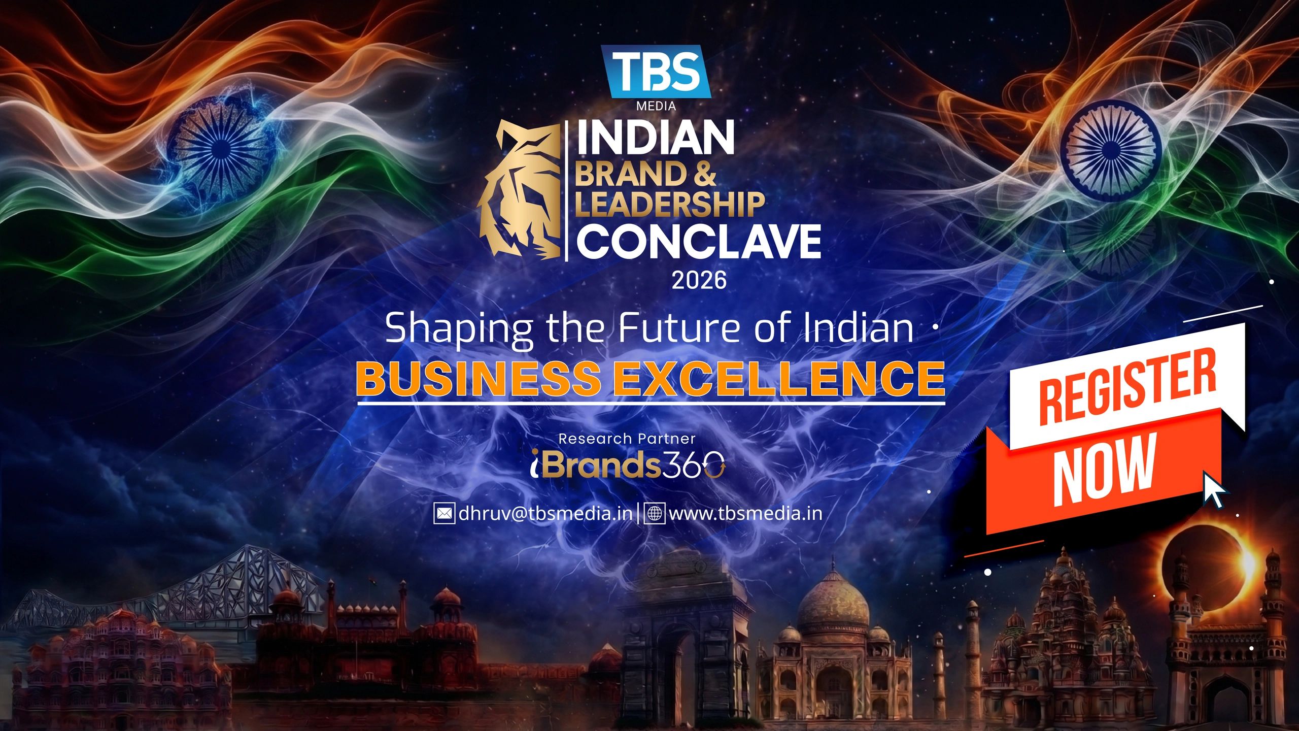 Indian Brand And Leadership Conclave 2026, New Delhi. Register now!