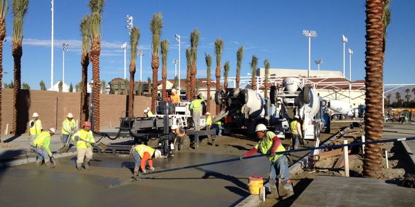 pour in place, driveway, concrete, concrete finishing, concrete floating, Indian wells, 